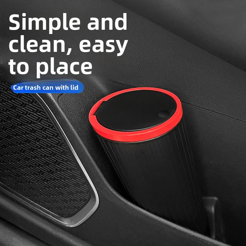 Compact Car Trash Bin for Cup Holder