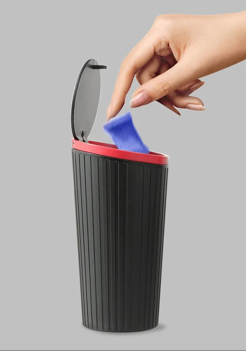Compact Car Trash Bin for Cup Holder