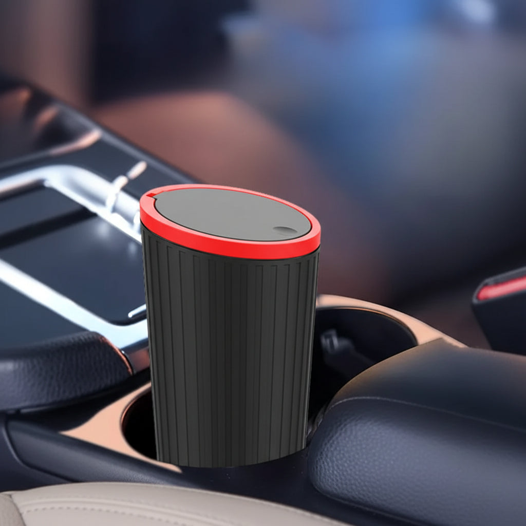 Compact Car Trash Bin for Cup Holder