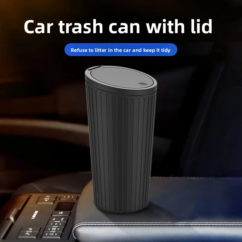 Compact Car Trash Bin for Cup Holder